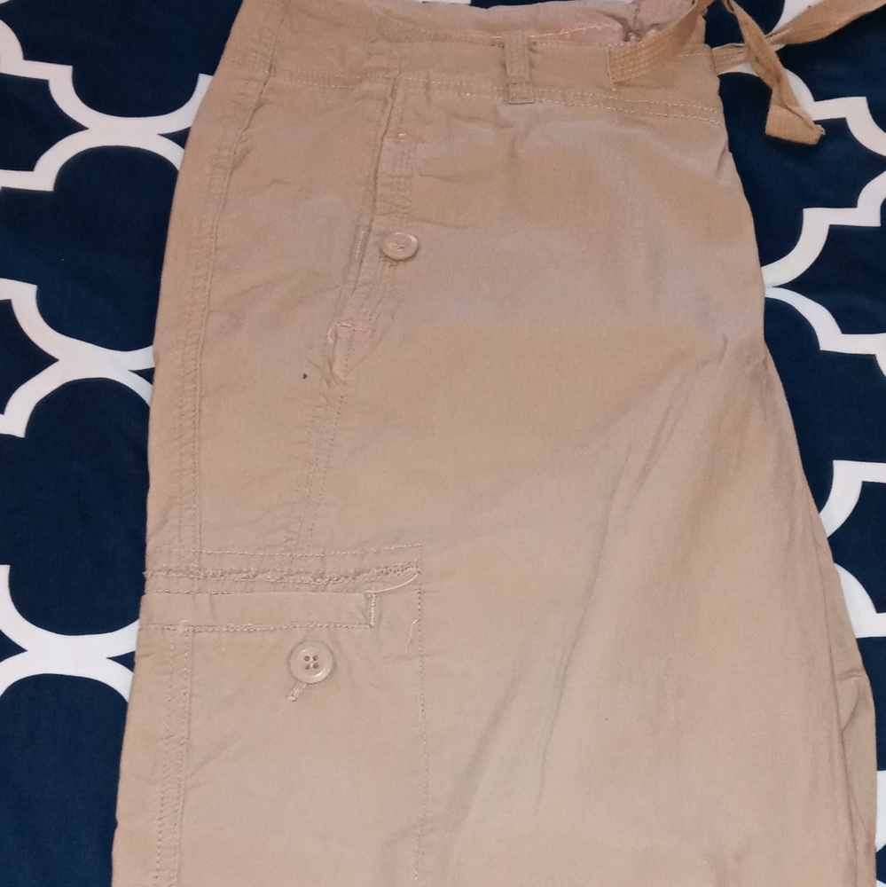 Tan Capri pants
